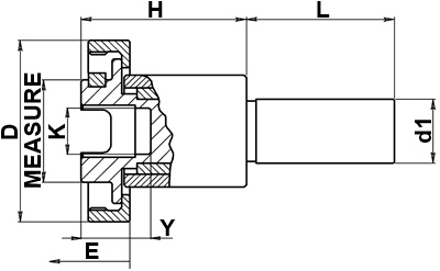 Die holder with extended extraction stroke for external threading on lathes and CNC machines