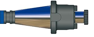 CMPF0000TF PRT TOOLS Mandrini porta frese con trascinamento frontale, gambo ISO40 o ISO50 DIN 2080 e lunghezza a scelta