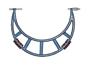VOGEL 002.027 Micrometro centesimale  per esterni di grandi dimensioni con incudine regolabile, campo di misura 900-1000 mm