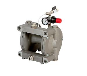 ASTURO 0212400 - Pompa K24 a doppia membrana di alta portata per travaso, regolatore con manometro