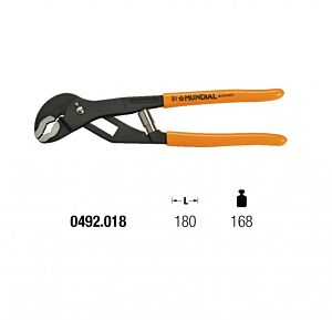 0492.018 ZANGE VERSTELLBAR MUNDIAL - Automatische Einstellung - L=180