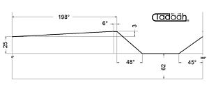 08.29.101 Camma Radiale Standard per Gildemeister DMG Mori posizione 2-3-4 -5 -6 h=3x192°