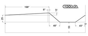 08.29.103 Camma Radiale Standard per Gildemeister DMG Mori posizione 2-3-4 -5 -6 h=12x192°