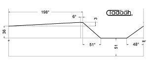 0829109 Camma a disco standard radiale posizione 2-3-4-5-6 Gildemeister AS16, AS20, GS20, GM20, GM20AC h=3x192 Gradi