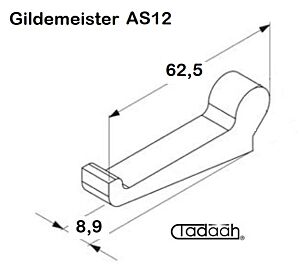 10.01.253 Nasello per tornio plurimandrino Gildemeister - DMG Mori AS12