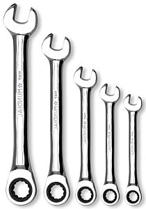 1068.050 SERIE 5 CHIAVI COMBINATE A CRICCHETTO SEMPLICE - scatola