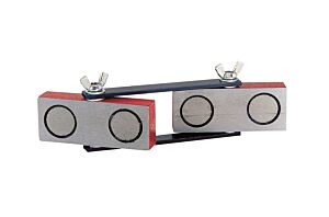 LTF 120.00 Posizionatore magnetico tipo doppio per saldatori, dimensioni singolo magnete 100x40x20mm, forza magnetica 34kg