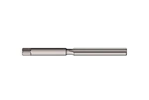 120-09.50 UTENSILERIA OSSOLANA Alesatore a mano in HSS a taglienti diritti tipo francese Dia.9.5mm H7 con codolo cilindrico - Z= 4/6
