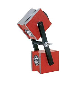 LTF 121.00 Posizionatore magnetico con due basi magnetiche prismatiche 50x70x65mm, attivabile con chiavetta ON/OFF