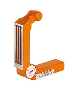 LTF Officine Meccaniche 124.06 Squadra magnetica con angolo variabile, dimensione base 130x130x40 mm, forza magnetica 823N/84kg