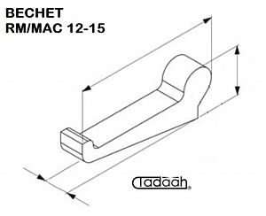 1268 Gc 77 a Nasello per tornio monomandrino BECHET 