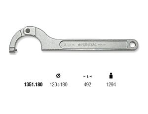 1351.180 VERSTECKTER SEKTORSCHLÜSSEL MUNDIAL Ø120÷180 L=492 RUND