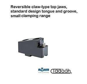 Griffe superiori reversibili, RISTRETTA gamma di serraggio per autocentrante Röhm DURO-A RC, VERSIONE STANDARD