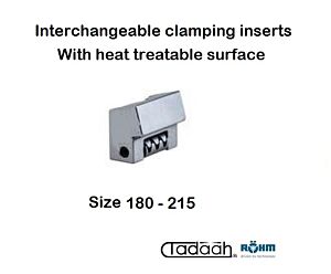141051 Inserti di serraggio intercambiabili, superficie temprata per autocentrante Röhm DURO-A RC-180/215