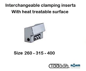 141054 Inserti di serraggio intercambiabili, superficie temprata per autocentrante Röhm DURO-A RC-260/315/400