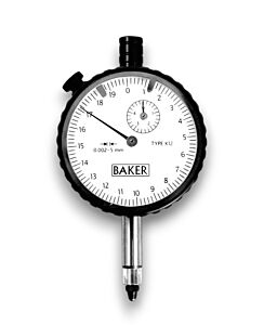 RUPAC 1502254 Comparatore Baker modello K12 preciso ed affidabile, campo di misura 0-5 mm, risoluzione  0.002 mm, corpo realizzato in ottone