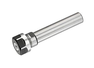160.020-100  Mandrino porta pinza ER16 con ghiera tipo "ESAGONALE" DIN 6499 - Gambo Ø20mm / L=100 mm