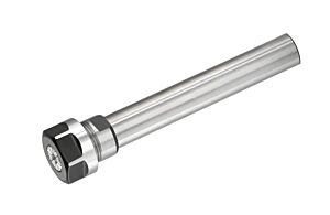 160.020-160 Mandrino porta pinza ER16 con ghiera tipo "ESAGONALE" DIN 6499 - Diametro del gambo Ø20mm e L= 160mm