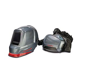 SCHWEISSKRAFT 1654055 Casco per la saldatura e la smerigliatura completo di sistema di filtraggio per la protezione delle vie respiratorie