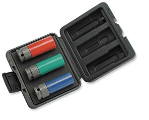 MUNDIAL 1655.010 SERIE 3 CHIAVI A BUSSOLA 1/2” LUNGHE MACCHINA - Esagono 17-19-21mm