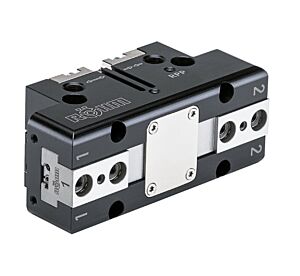 170012 - RPP-80-2/GI - Pinze parallele - Manipolatore Roehm a 2 griffe ad azionamento pneumatico, per automatizzazioni industriali portali e robot  - forza di serraggio 1236NN 