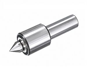 172.326F Contropunta rotante con gambo cilindrico diametro 25.40mm senza corsa di compressione per torni mono e plurimandrino - Fornita con cuspide Standard 60°