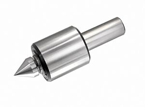 172.632F Contropunta rotante con gambo cilindrico Dia.32mm senza corsa di compressione per torni mono e plurimandrino - Fornita con cuspide Standard 60°