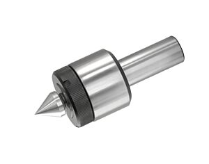 172.432 Contropunta rotante con gambo cilindrico dia.32mm e corsa di compressione 3mm per torni mono e plurimandrino - Fornita con cuspide Standard 60°