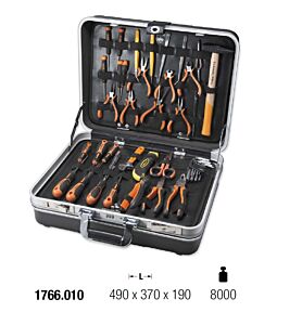 1766.010 SUITCASE MUNDIAL - 41 TOOLS