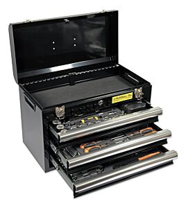 MUNDIAL 1801.030 Cassettiera portatile porta attrezzi - 135 utensili - 3 moduli - Misure 510x263x350mm
