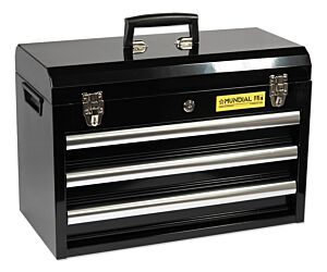 MUNDIAL 1801.210 Cassettiera portatile porta attrezzi - vuota - 3 moduli - Misure 510x263x350mm