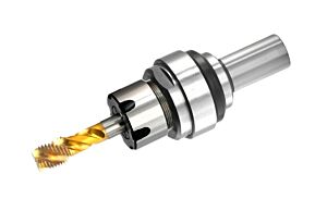 192.015A Porta maschio ad estrazione e compressione per pinza ER16 con gambo cilindrico diametro 15.875mm