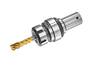 192.422A Porta maschio ad estrazione e compressione per pinza ER25 con gambo cilindrico diametro 22mm