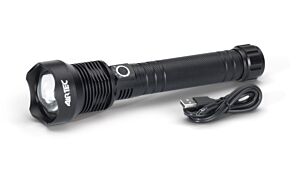 19406500 AIRTEC Torcia ricaricabile 2000 lumen con scocca in alluminio