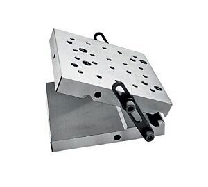 2081876 RUPAC Piano di precisione con barraseno Serie MicroMet dimensioni 175x100mm - interassi rulli 100mm 