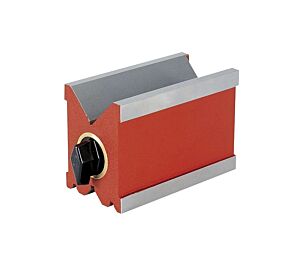 LTF 215.00 Prisma magnetico singolo 85x70x85mm per operazioni di rettifica, misurazione e controllo di pezzi da lavorare, forza magnetica 441N
