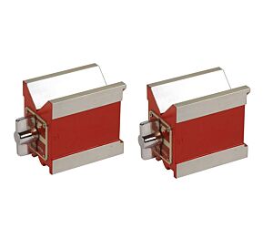 LTF 216.02 Coppia prismi magnetici per operazioni di rettifica, misurazione e controllo di pezzi da lavorare, dimensioni singolo prisma 101x70x92mm, forza magnetica 686N