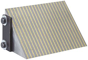 LTF 218.01 Blocco lamellare a squadra con 2 angoli da 45° misure 70x70x118 mm, NO magnetici
