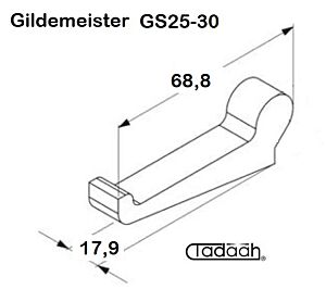 22.10.125 Nasello per tornio plurimandrino Gildemeister -  DMG Mori GS25 - GS30