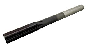 223-11.00-R Alesatore a macchina H7 Dia.11mm con codolo cilindrico Dia.10mm h8, denti dritti, Z=6, rivestito Futura Nano