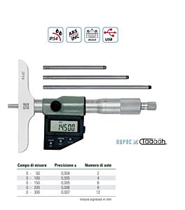 Depth Micrometer Digitronic Series
