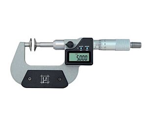 RUPAC C2393025 Satz von Digitale Bügelmessschraube mit flachen Oberflächen Serie Digitronic, mit nicht rotierender Schaft - Wahl des Messbereichs
