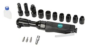 AIRCRAFT 2401550 - Set avvitatore a cricchetto reversibile pneumatico 1/2" quadro - Modello LR S 1/2"
