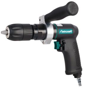 AIRCRAFT 2404115 Trapano a pistola reversibile pneumatico a bassa velocità 800 rpm, consumo d'aria 238 l/min - Modello BM-C 13 PRO