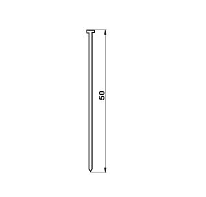 2405550 Groppini tipo F per chiodatrici-graffatrici 5.000 pezzi L=50mm