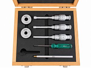 2503392 RUPAC Set di micrometri per interni millesimali a 3 punte Serie MicroMet PLUS, campo di misura 6-12mm
