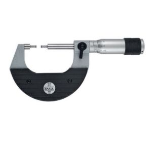 RUPAC 2555025 Micrometro con superfici di contatto ridotte, Serie MicroMet PLUS - Campo di misura 0-25mm