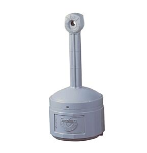 ECOSAFE 26800-G Posacenere professionale Grigio per zone fumatori aziendali, certificato norma FM 6050 (Factory mutual) - ADA
