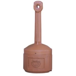 ECOSAFE 26800-T Posacenere professionale color Terra Cotta per zone fumatori aziendali, certificato norma FM 6050 (Factory mutual) - ADA
