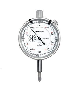 2950001 RUPAC Comparatore di precisione millesimale, campo 0-1 mm, risoluzione 0,001 mm, facile lettura con fondello piano
